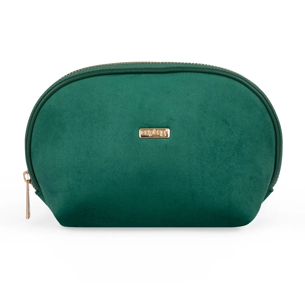 OXYBAG Velvet Plus kozmetikai táska zöld