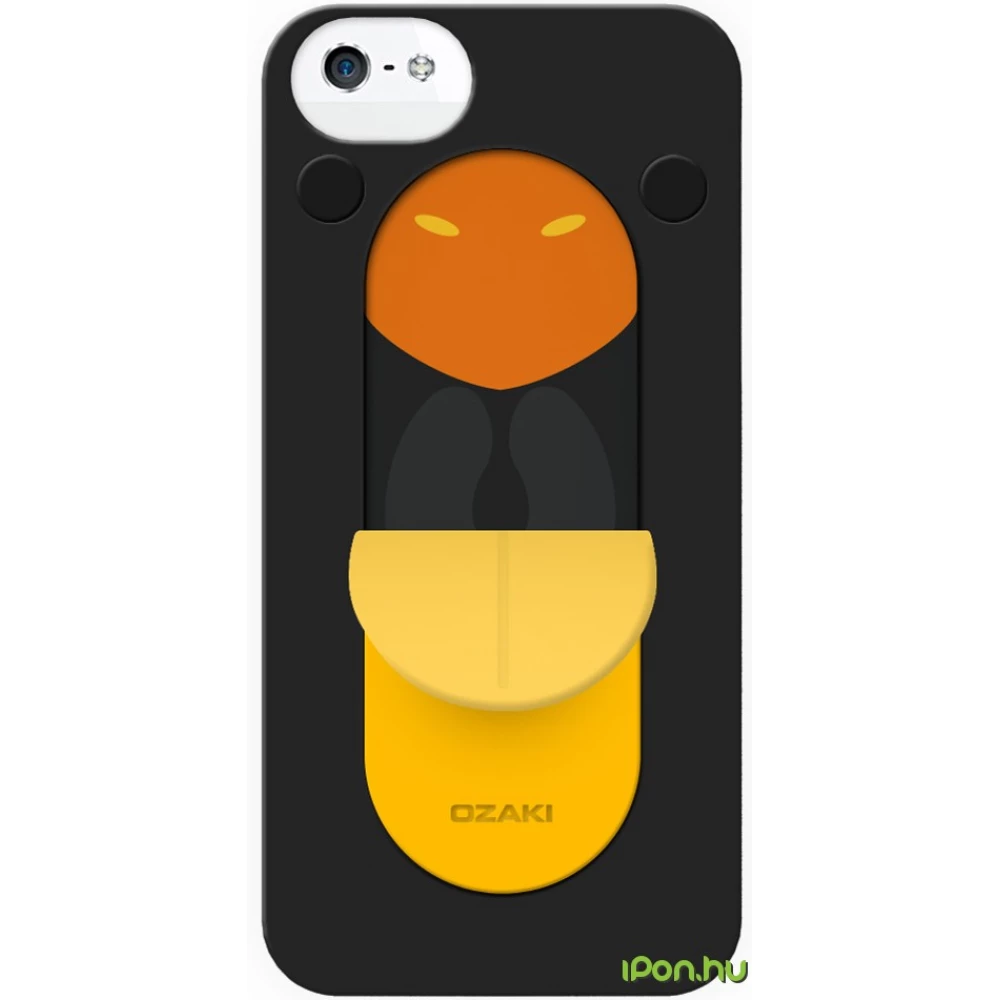 OZAKI FaaGaa iPhone 5 tok fekete-sárga