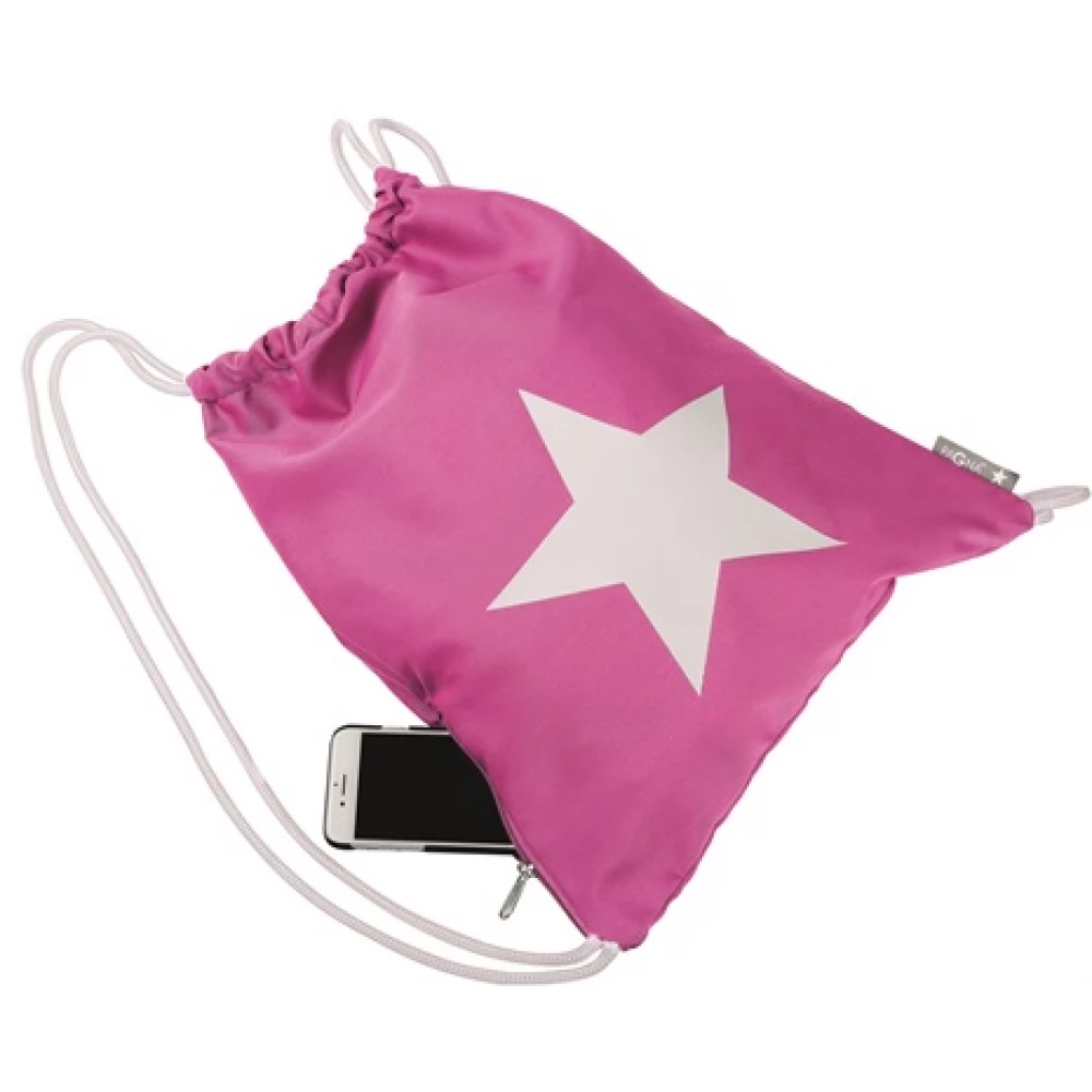 PAGNA Trend vászon tornazsák 46x36cm pink