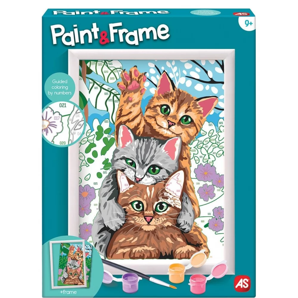 Paint And Frame festés szám szerint - Cicák