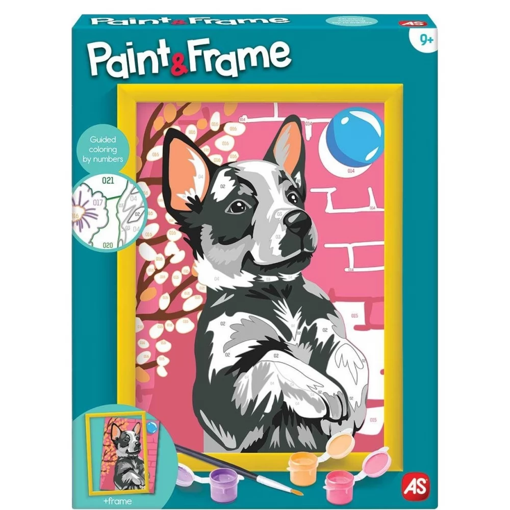 Paint And Frame festés szám szerint - Husky kutya