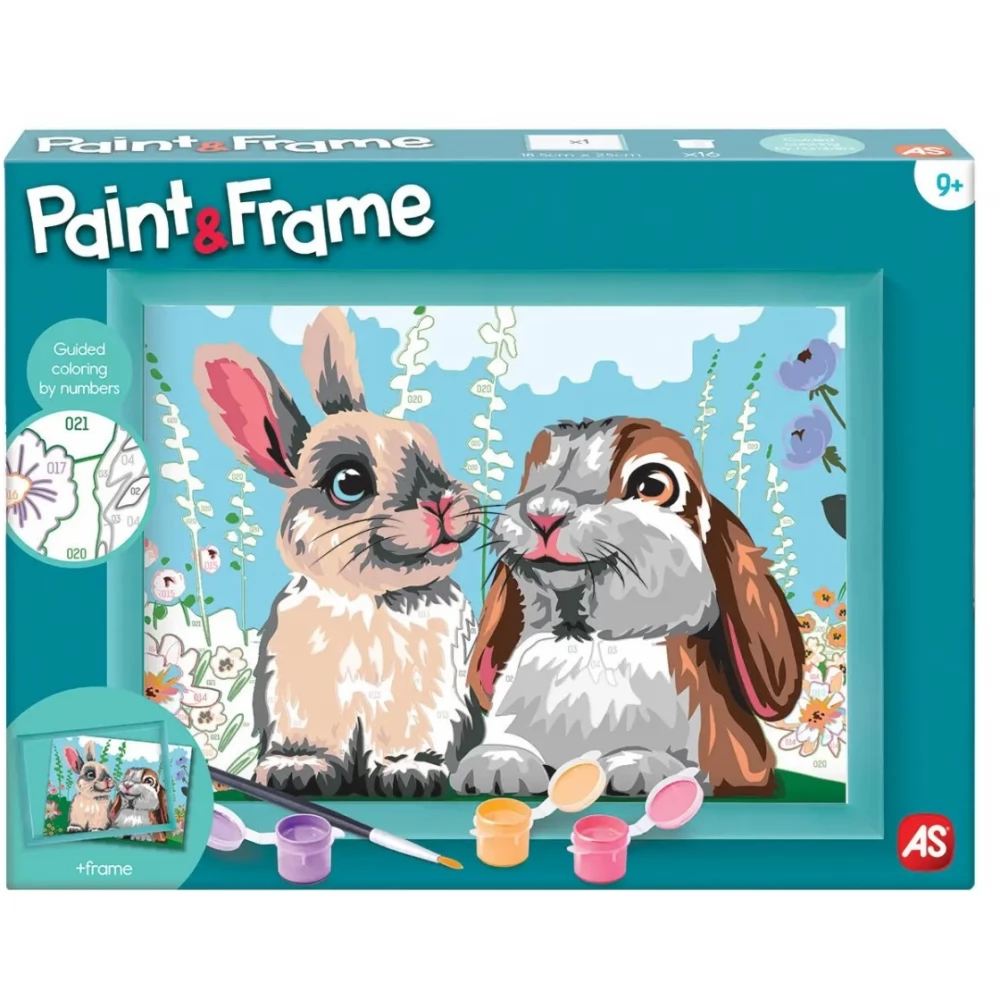 Paint And Frame festés szám szerint - Nyuszik