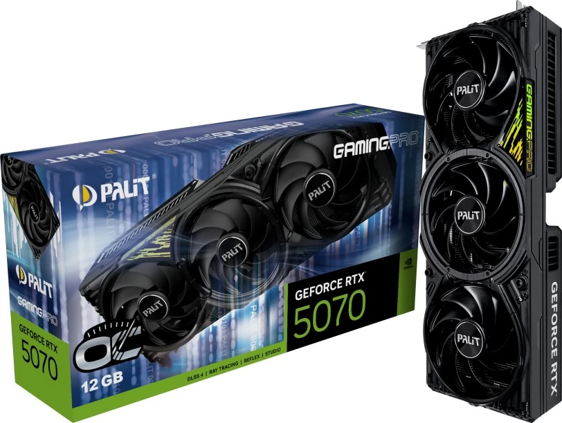 PALIT GamingPro OC GeForce RTX 5070 12GB GDDR7 DLSS4