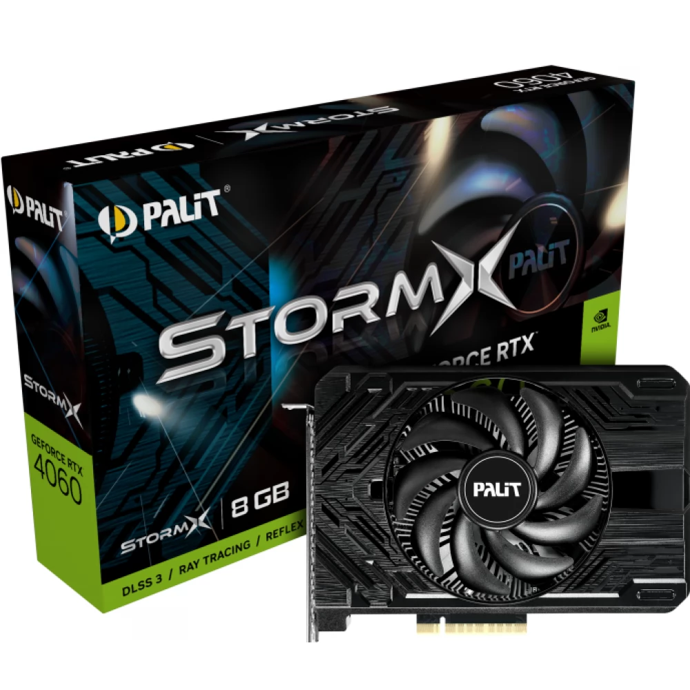 PALIT NE64060019P1-1070F StormX GeForce RTX 4060 8GB GDDR6 DLSS3