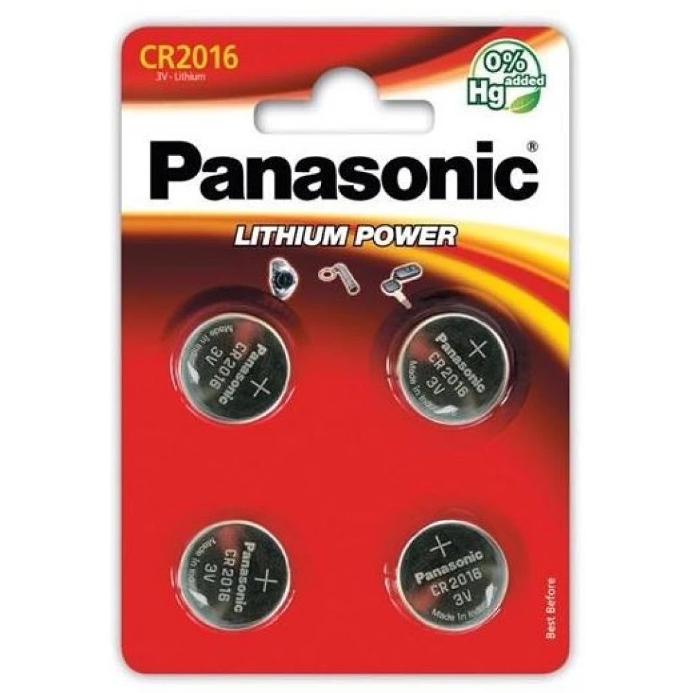 PANASONIC CR2016 gombelem (CR) 4db