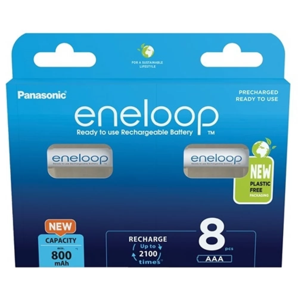 PANASONIC Eneloop mikro ceruza akkumulátor (AAA) 800mAh 8db