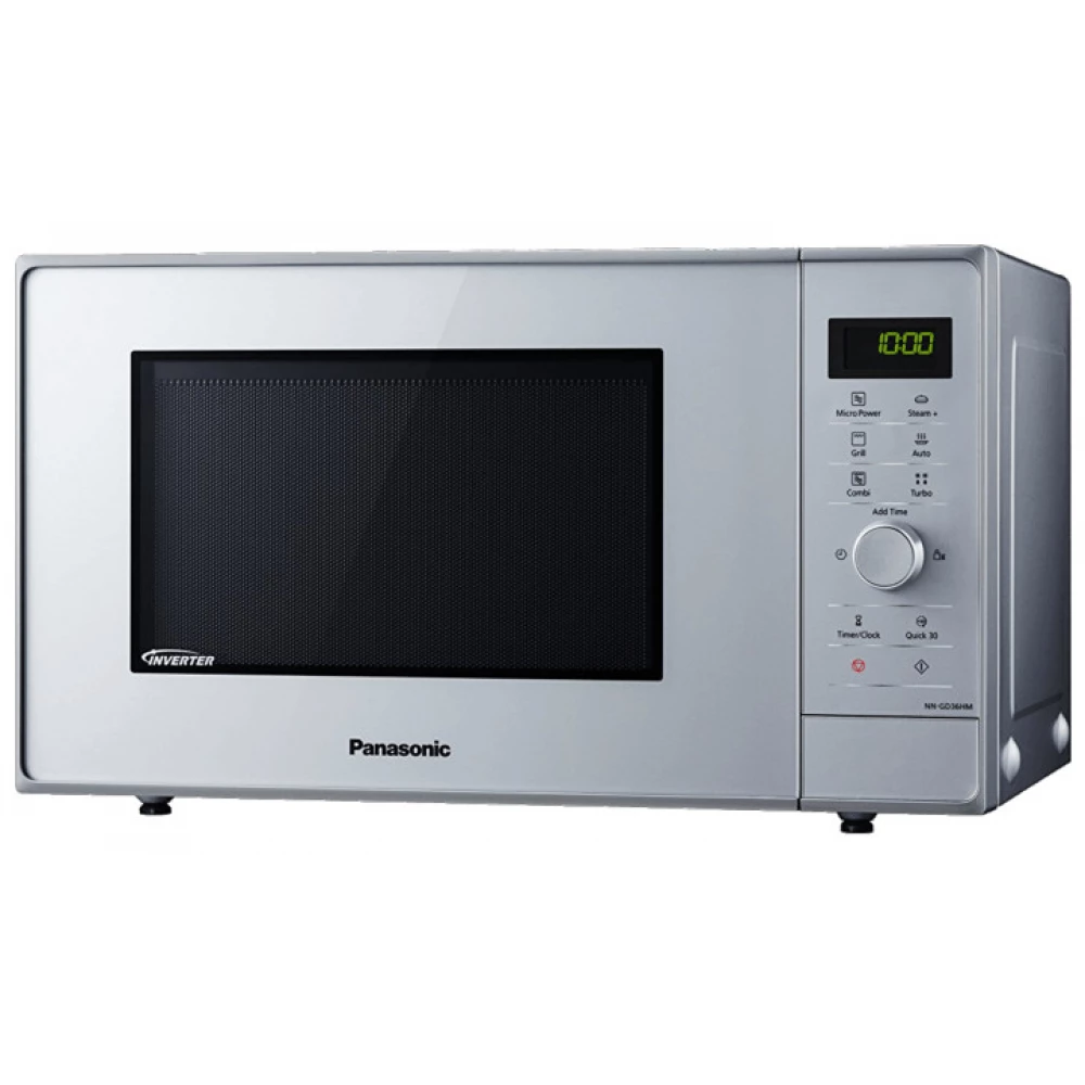 PANASONIC NN-GD36HMSUG Inverteres mikrohullámú sütő grillezővel 1000 W 23 l ezüst