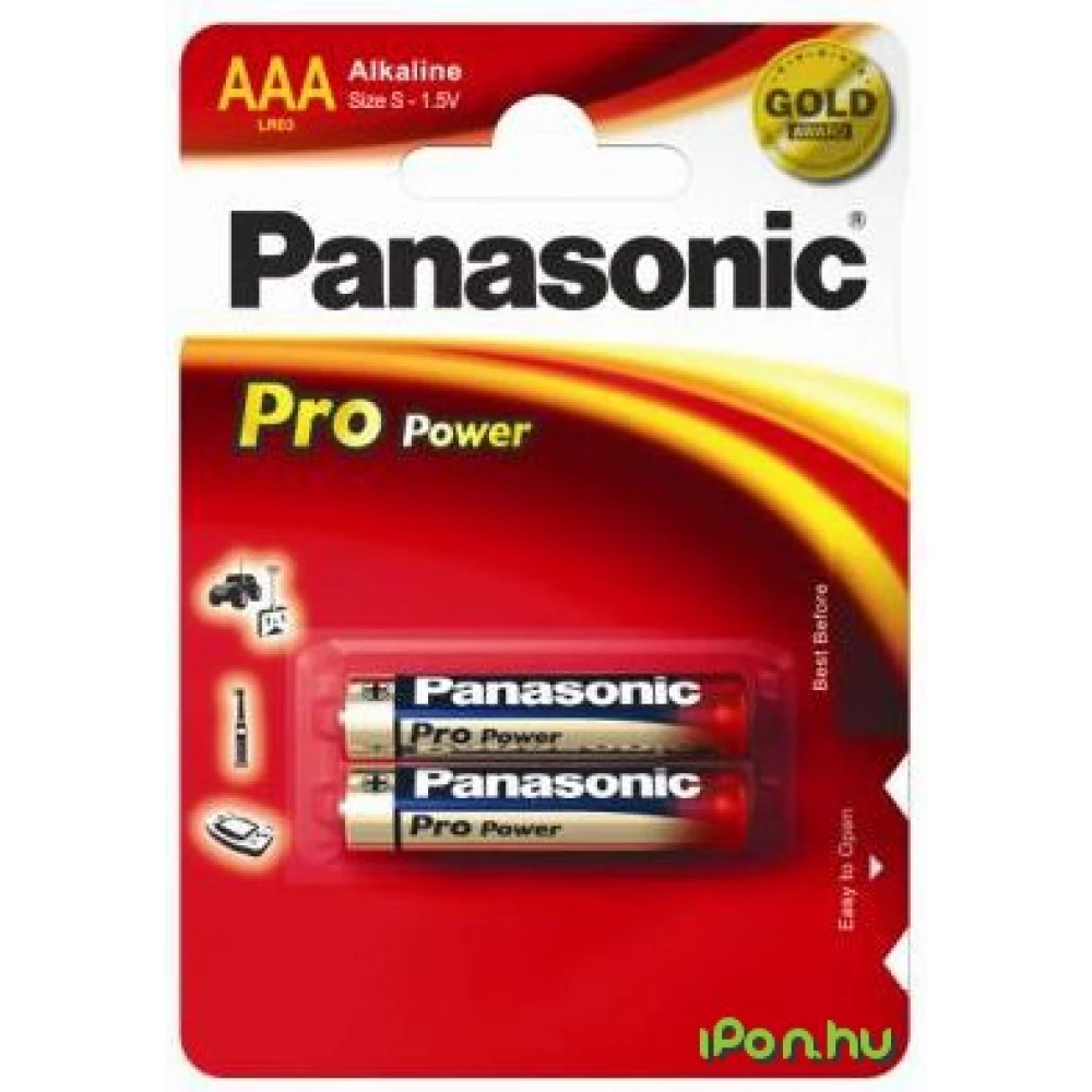 PANASONIC Pro Power mikro ceruza elem (AAA) 2db