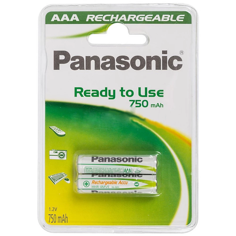 PANASONIC Ready to Use mikro ceruza akkumulátor (AAA) 750mAh 2db