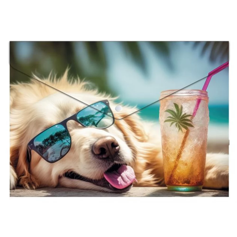 PANTA PLAST Chillout dog Irattartó tasak A4 PP patentos 180 mikron