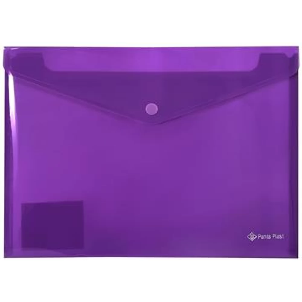 PANTA PLAST Irattartó tasak A4 PP patentos neon lila