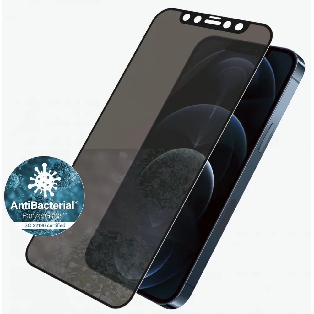 PANZERGLASS Screen Protector Case Friendly Privacy iPhone 12 Pro Max fekete