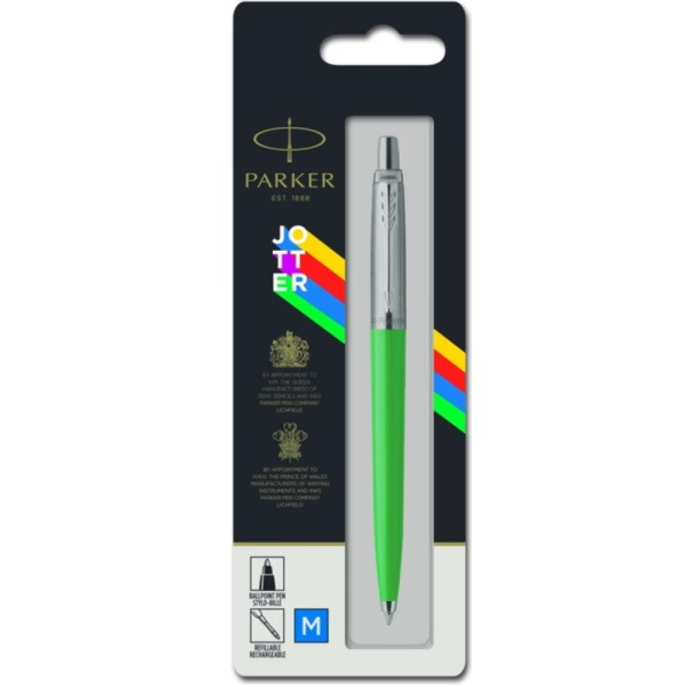 PARKER Royal Jotter Original BL ezüst klip zöld tolltest golyóstoll kék