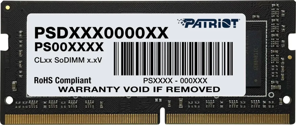 PATRIOT 8GB Signature Line Notebook DDR4 2666MHz CL19 PSD48G26662S