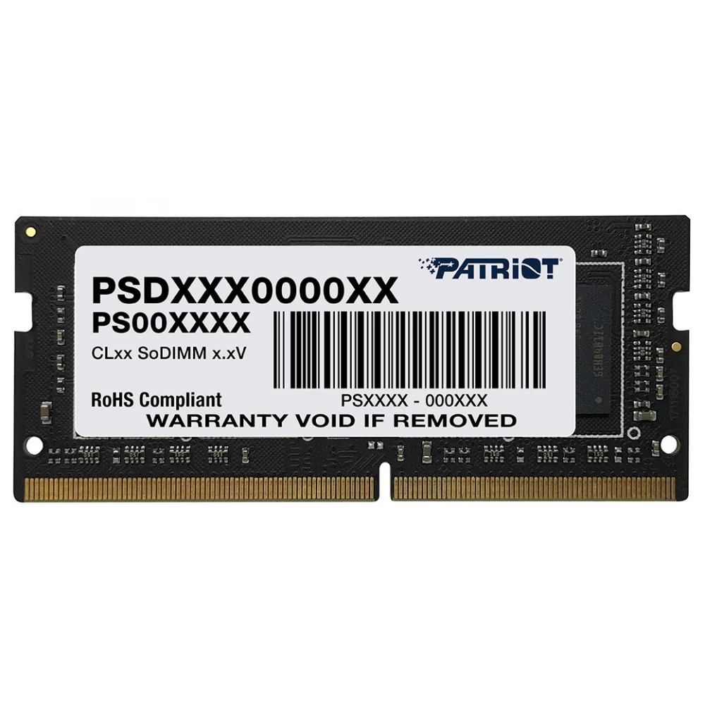 PATRIOT 8GB Signature Notebook DDR4 3200MHz CL22 PSD48G320081S
