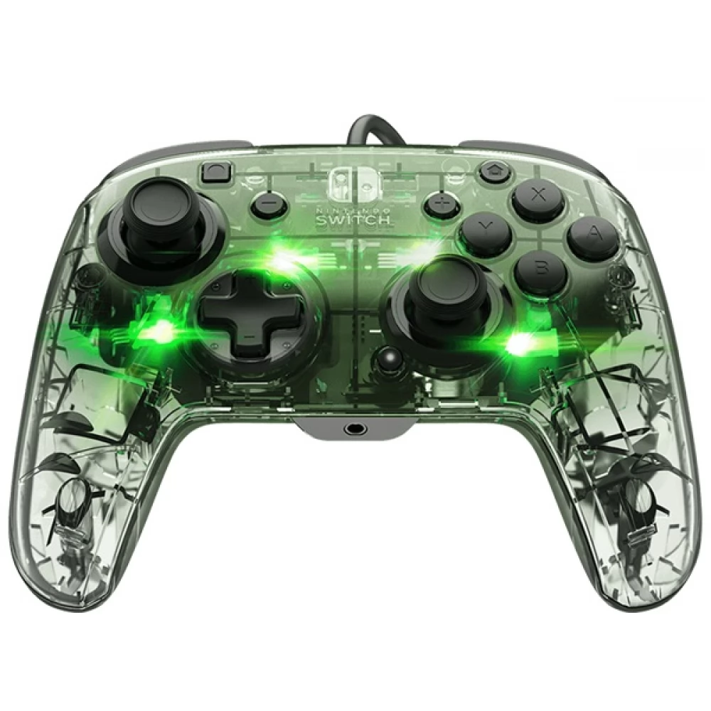 PDP Afterglow Deluxe+ audio Switch vezetékes gamepad zöld