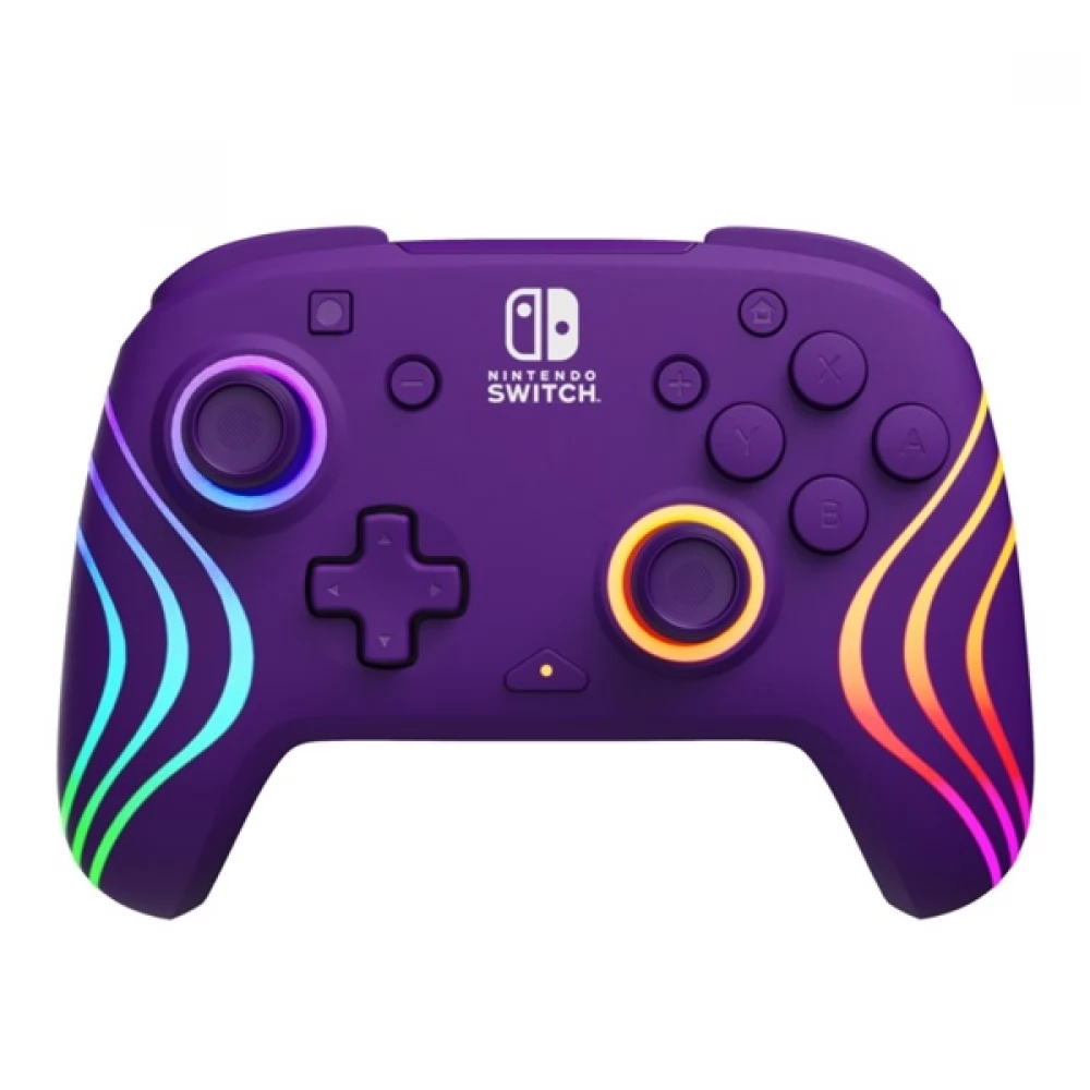 PDP Afterglow Wave RGB LED vezeték nélküli kontroller Switch lila