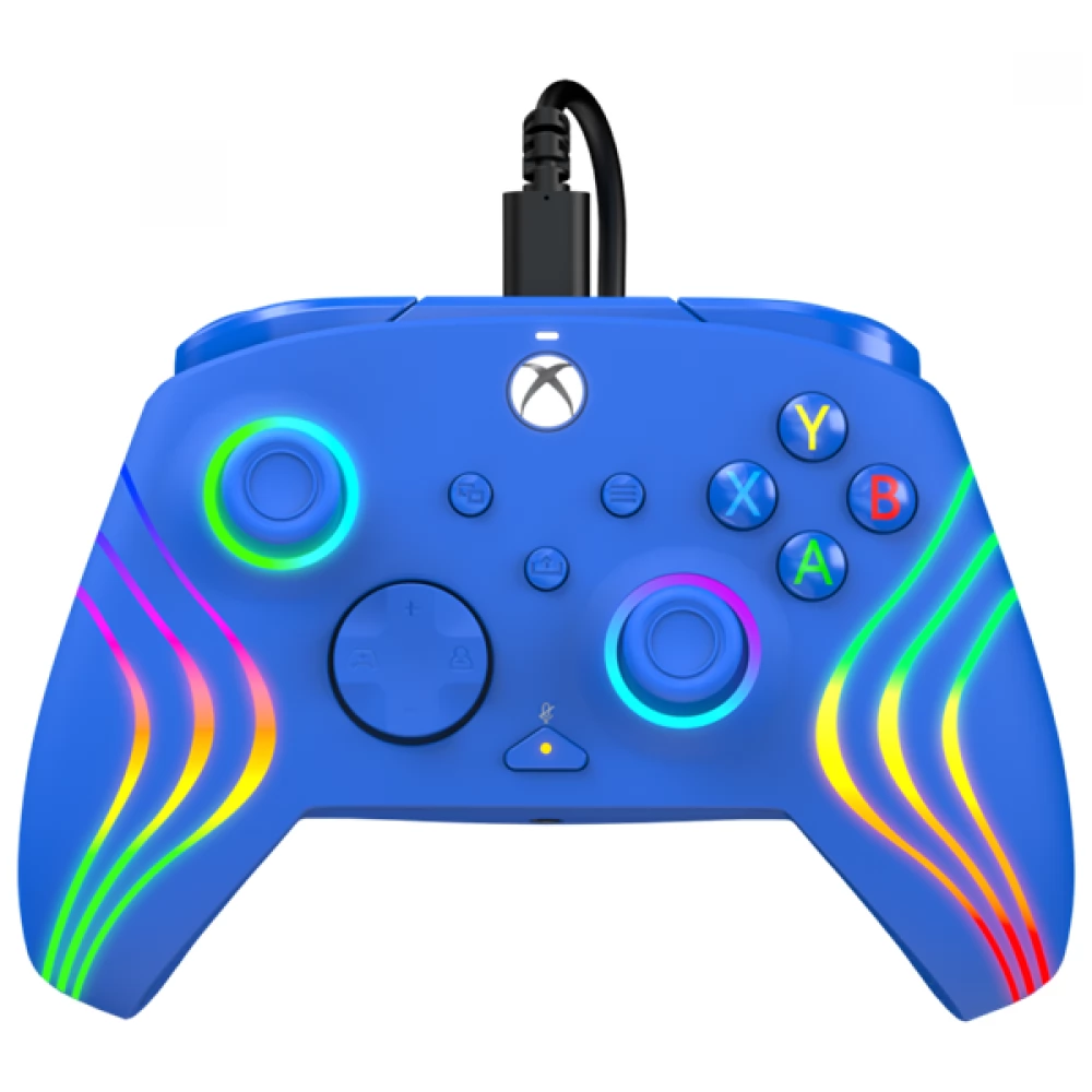 PDP Afterglow Wave Xbox Gamepad Lighting kék