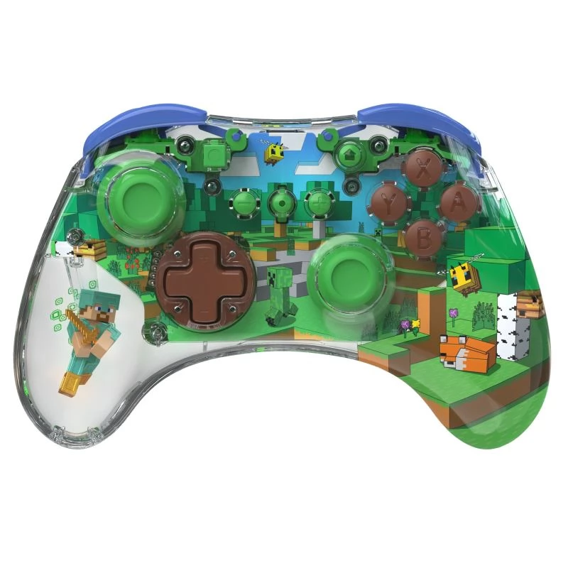 PDP REALMz Wireless kontroller Switch Minecraft Forest Biome