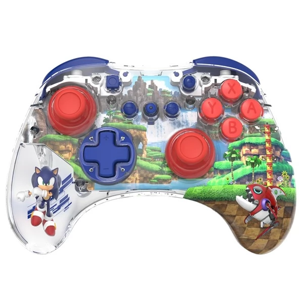 PDP REALMz Wireless kontroller Switch Sonic Green Hill Zone