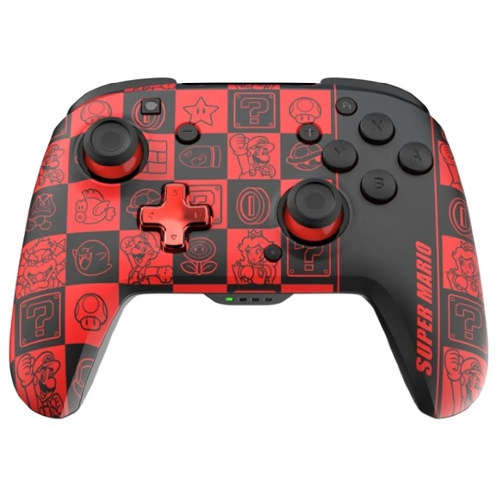 PDP Rematch Glow vezeték nélküli Gamepad Switch Super Icons