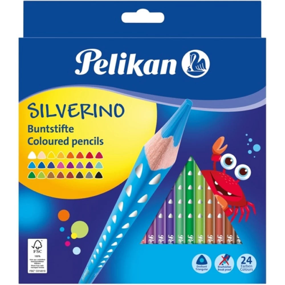 PELIKAN Silverino 24 színű színesceruza készlet
