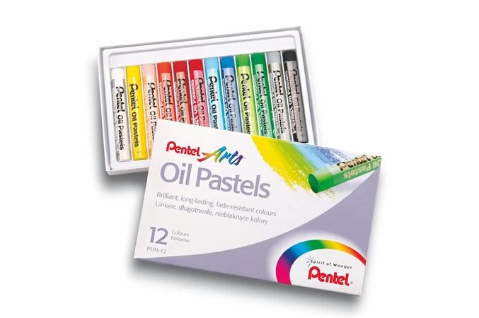 PENTEL Arts Olajpasztell kréta 12 szín