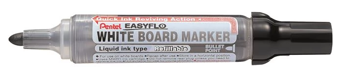 PENTEL Easyflo Táblamarker 6 mm kúpos hegy fekete