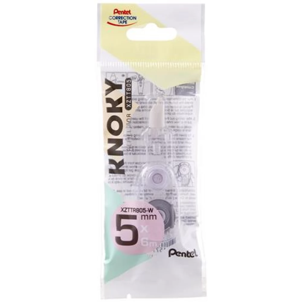 PENTEL Knoky Utántöltő kazetta 5 mm x 6 m
