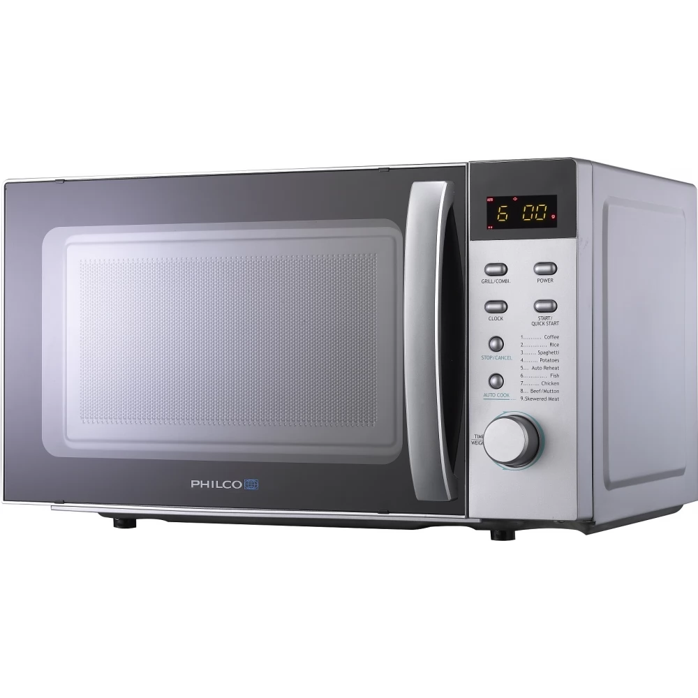 PHILCO PMD 2010 S Mikrohullámú sütő és grill 700 W / 900 W 20 l ezüst