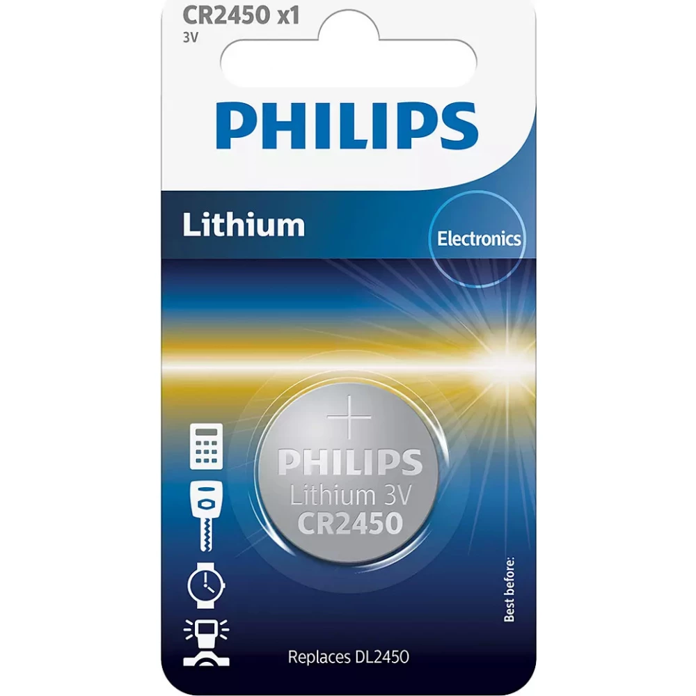 PHILIPS CR2450 gombelem (CR) 1db