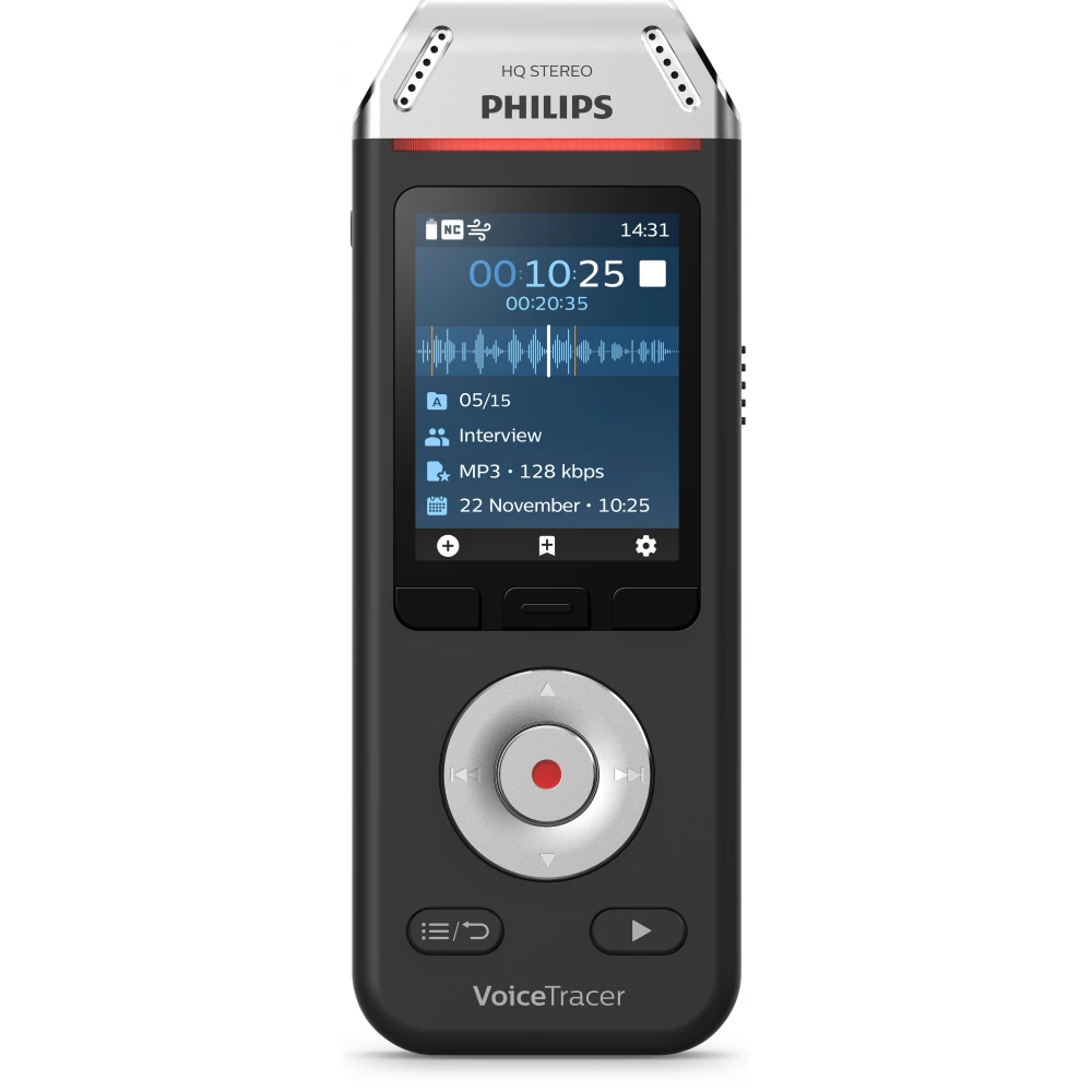 PHILIPS DVT2110 VoiceTracer Audio Recorder 8GB