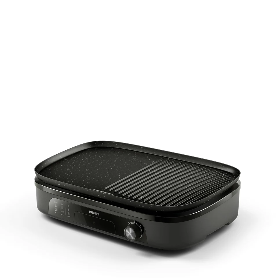 PHILIPS HD6210/90 Asztali grillsütő 2400W Fekete