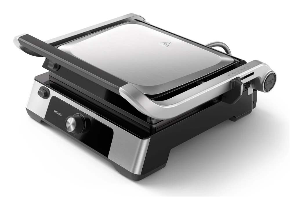 PHILIPS HD6301/90 Series 5000 kontakt grill 2200W Ezüst/Fekete