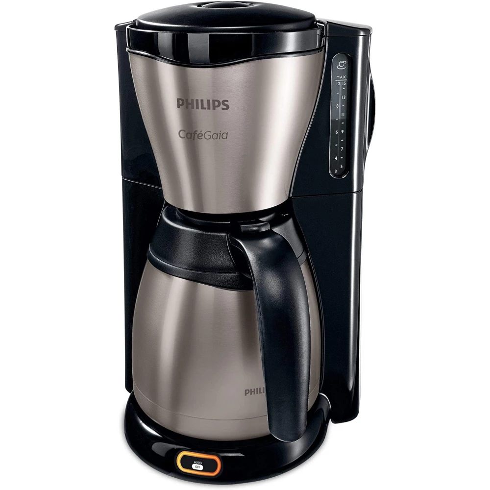 PHILIPS HD7548/20 Café Gaia Kávéfőző 1000 W 1.2 l fekete / rozsdamentes acél