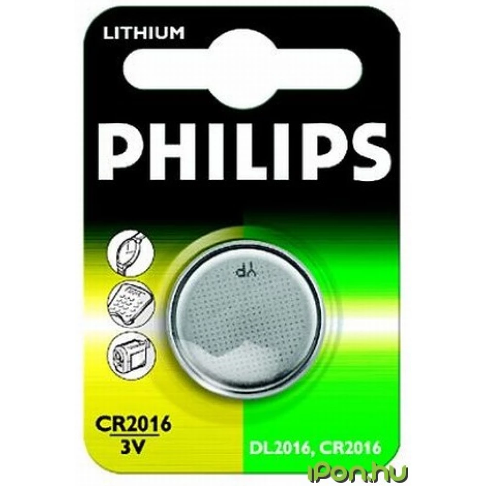 PHILIPS Minicells CR2016 Lithium gombelem (CR) 3V 1db