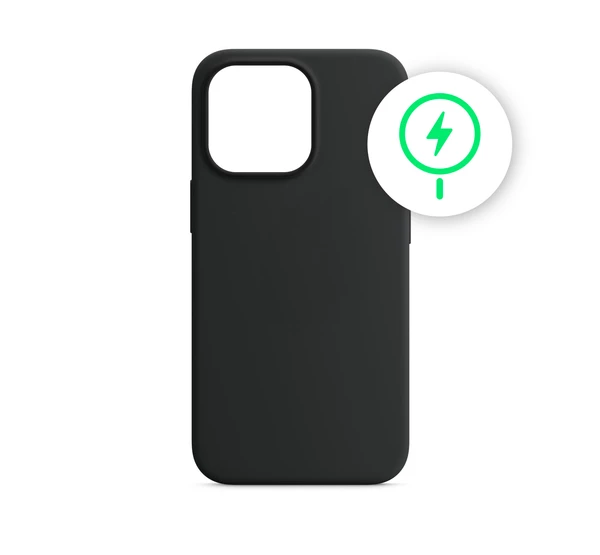 Phoner szilikon tok Magsafe iPhone 13 Pro fekete
