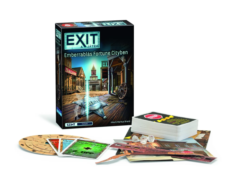 PIATNIK Exit Emberrablás Fortune Cityben társasjáték