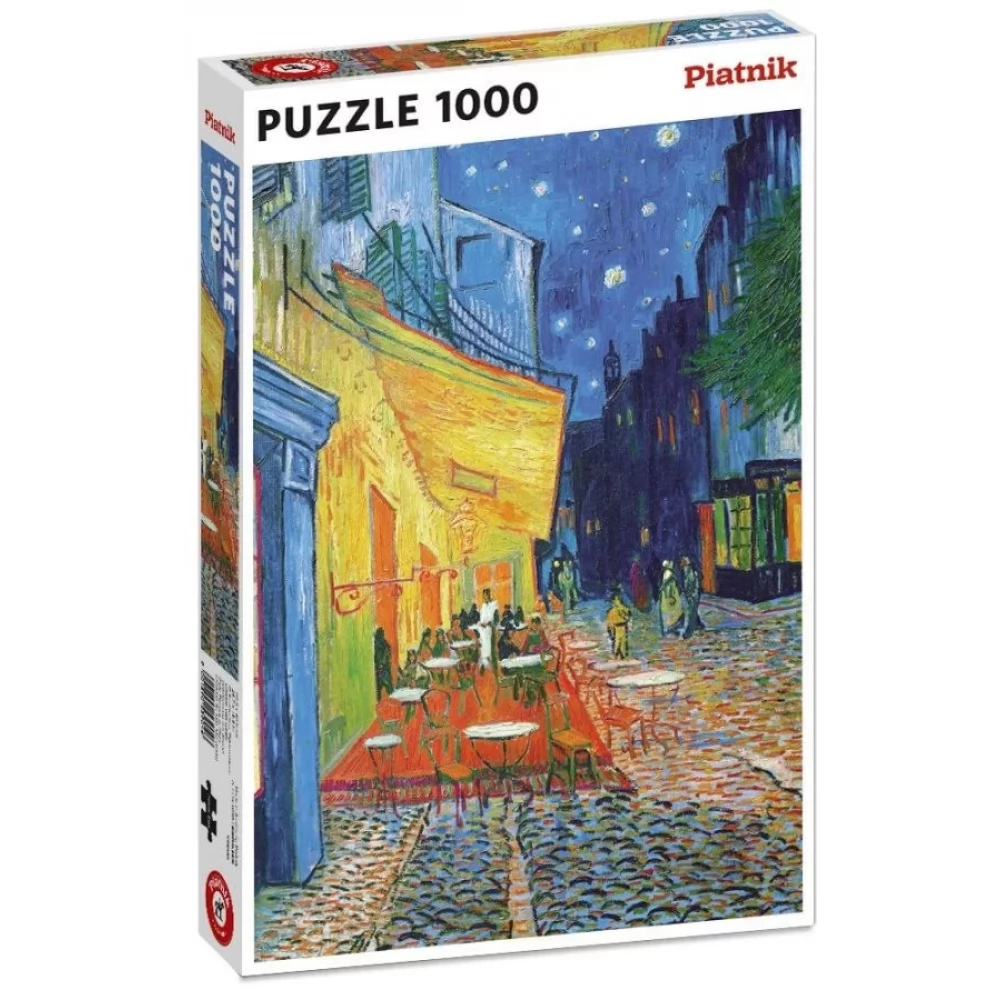 PIATNIK Puzzle játék 1000 darabos Van Gogh Éjjeli kávézó