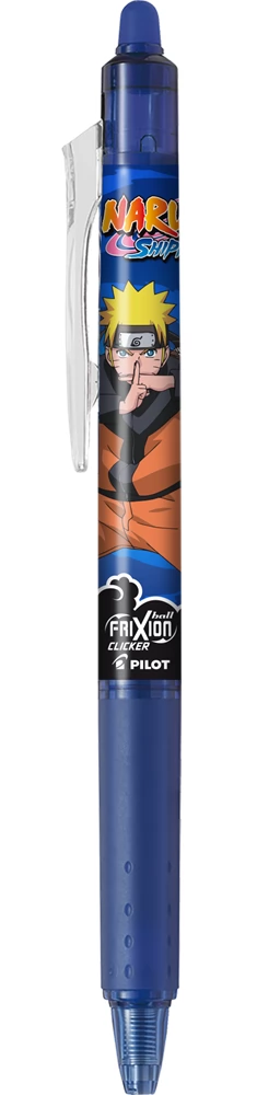 PILOT FriXion Clicker 0.7 NARUTO Limited Edition rollerirón kék