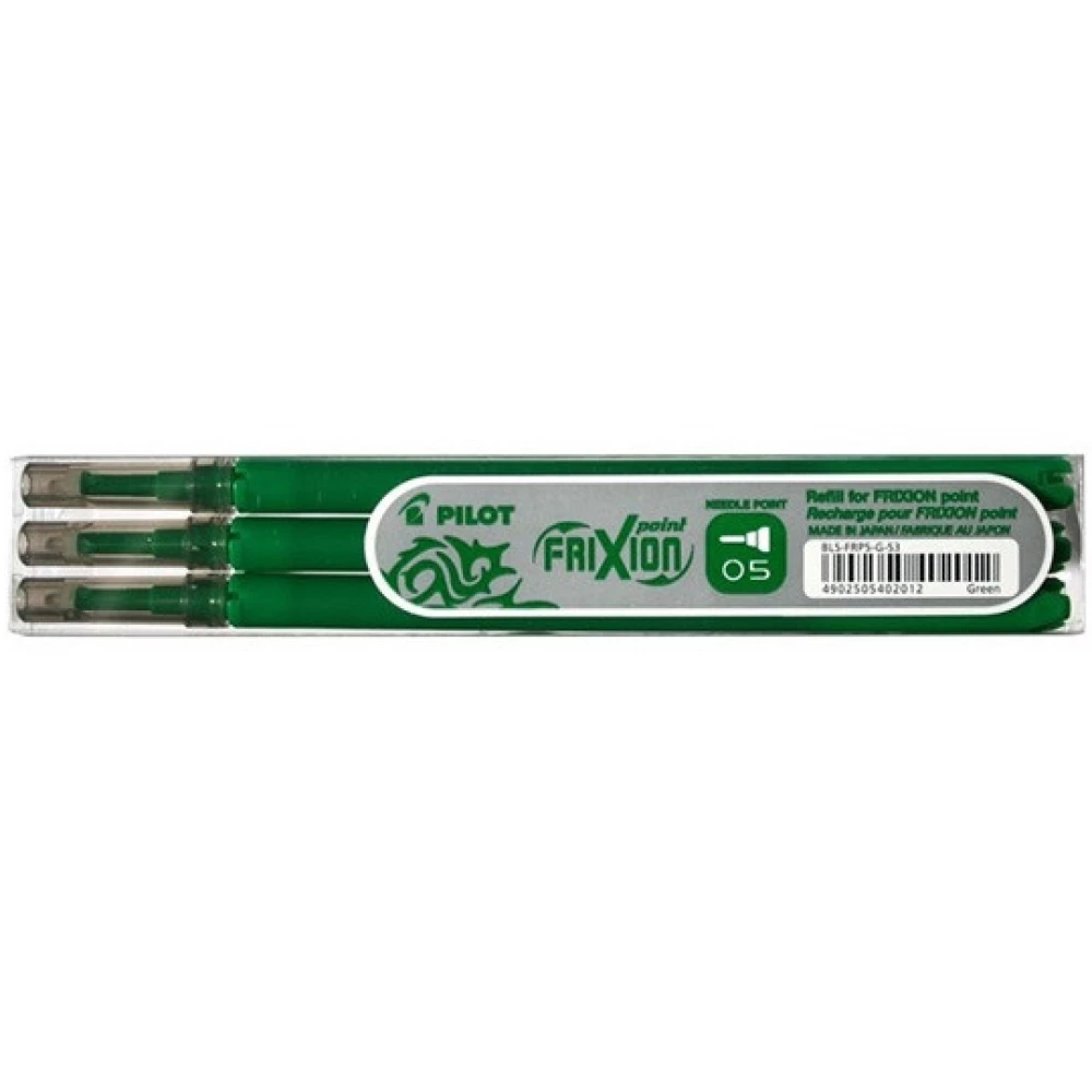 PILOT FriXion POINT 05 roller betét zöld 3 darabos