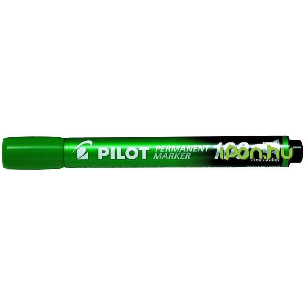 PILOT Permanent Marker 100 Alkoholos marker 1 mm kúpos zöld