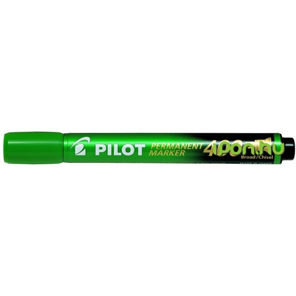 PILOT Permanent Marker 400 Alkoholos marker 1.5-4 mm vágott zöld