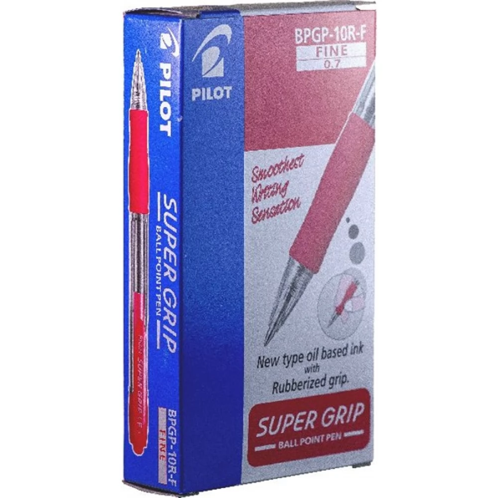 PILOT Super Grip golyóstoll piros 12 db