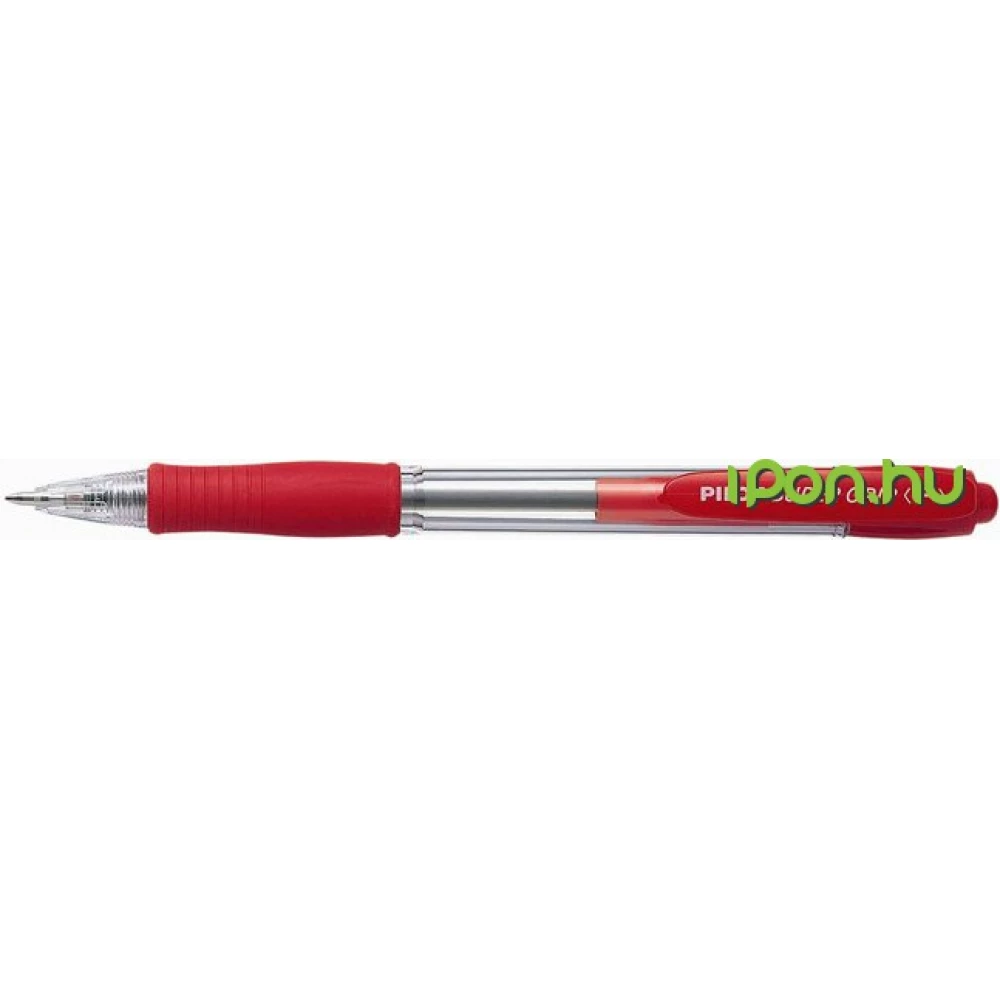 PILOT Super Grip golyóstoll piros testtel piros tintával