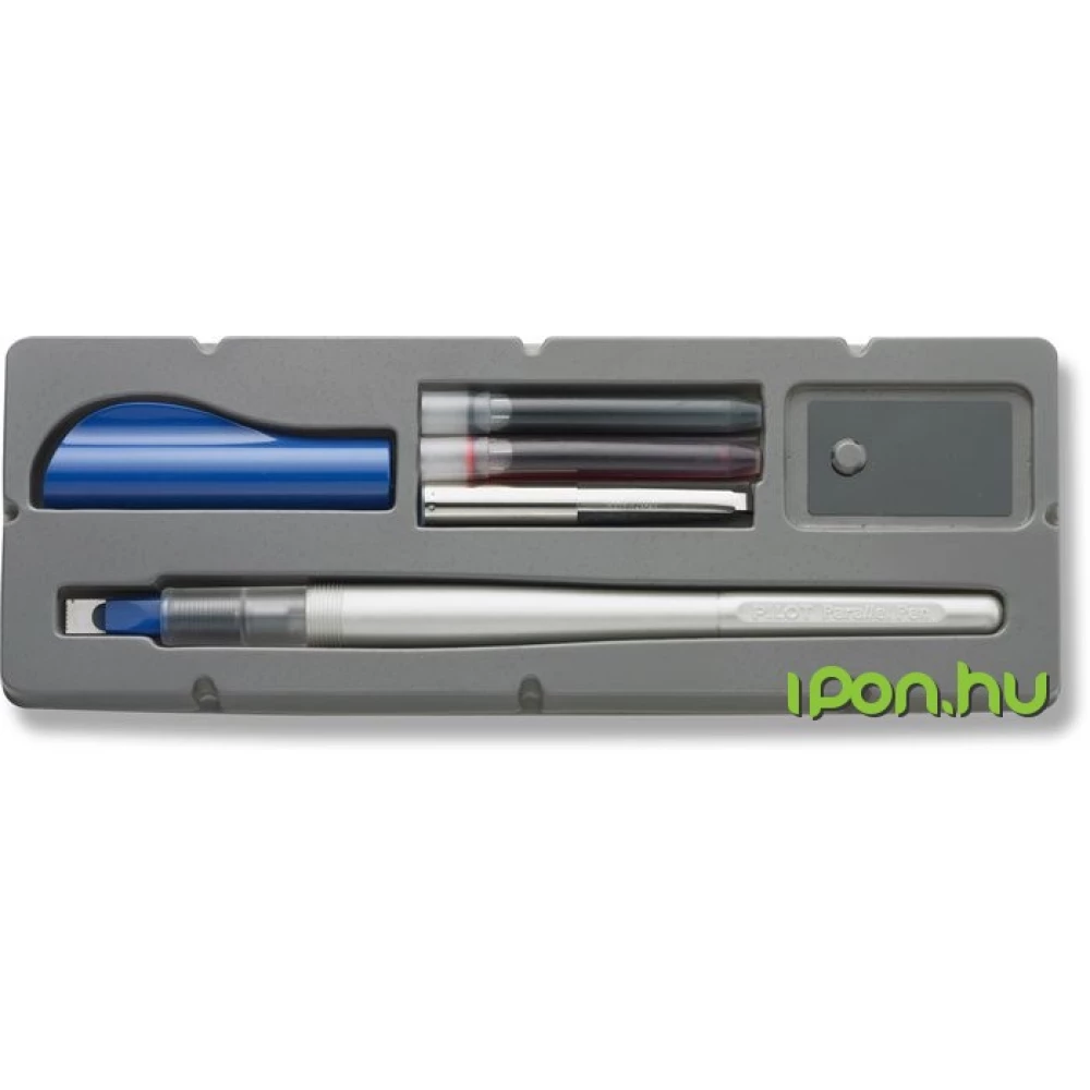 PILOT Töltőtoll 0.5-6 mm kék kupak Parallel Pen