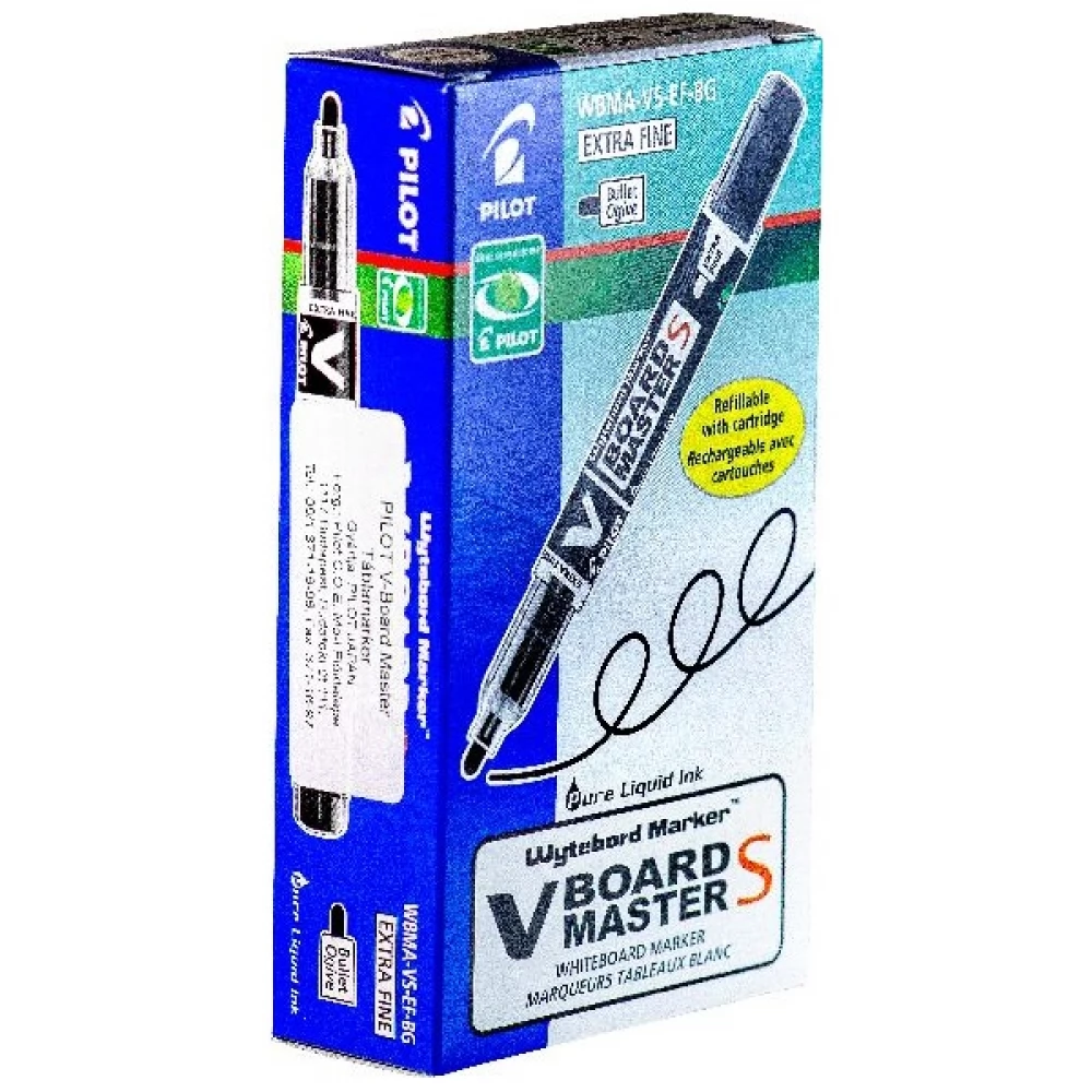 PILOT V Board Master S EF táblamarker kék 10 db