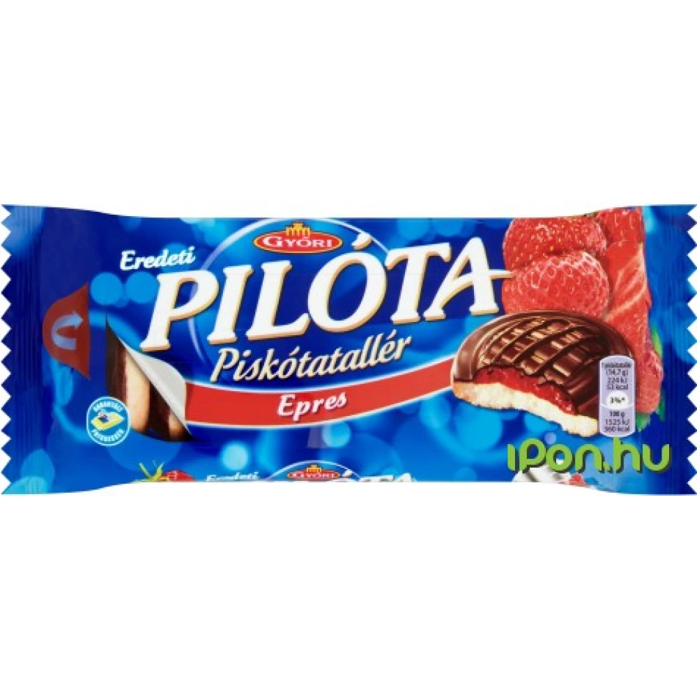 Pilóta Piskótatallér 147 g eper