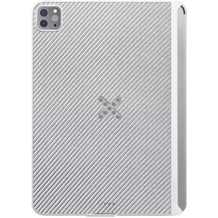 PITAKA MagEZ Pro Case Műanyag hátlap töltőtok PitaFlow vezeték nélküli töltővel Apple iPad Pro 11 (2020 / 2021 / 2022) fehér