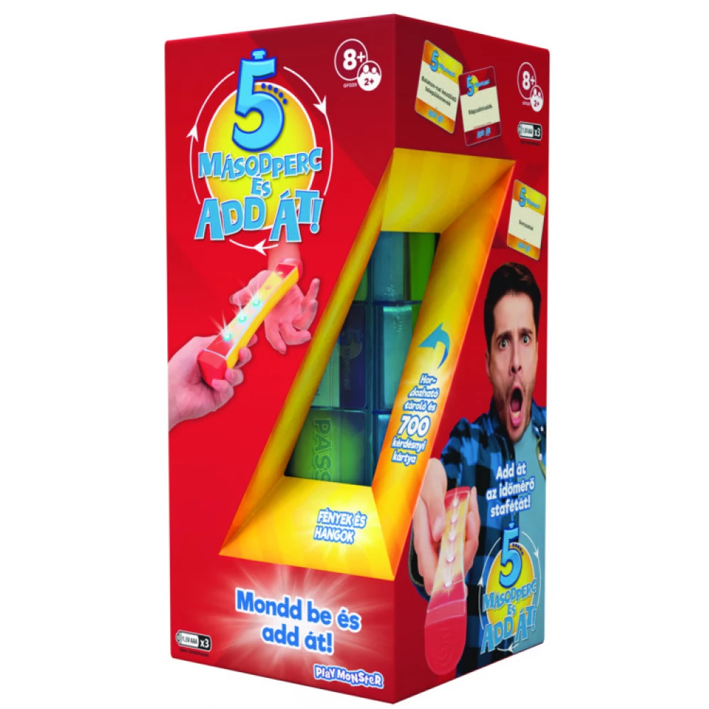 PLAY MONSTER 5 másodperc és Add át! társasjáték